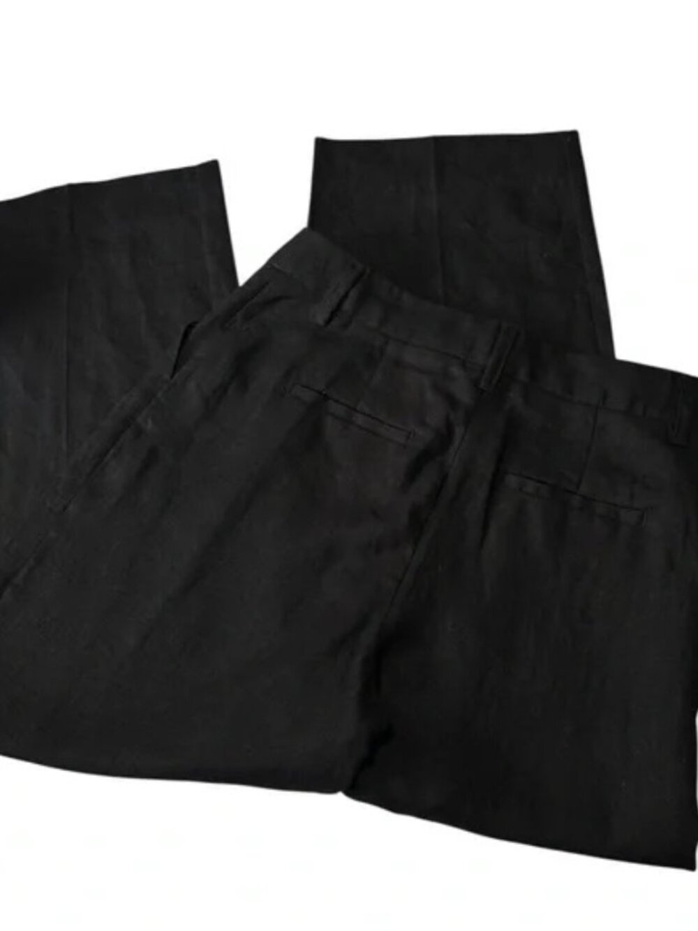 Reformation 'Alex' Black Linen Linen Pant Size 8 Petite 100% Linen - Picture 5 of 10